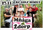 Koncert Mňágy a Ždorp v KC Golf v Semilech
