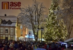 Rozsvícení vánočního stromu a představení dřevěného betlému ve Vrchlabí