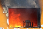 Zásah hasičů u rozsáhlého požáru v Turnově na Vesecku
