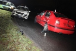 Nehoda na silnici ve směru od obce Karlov jel na Roztoky u Jilemnice