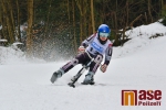 Sobotní obří slalom v rámci MČR a ČP v jízdě na skibobech v Jablonci nad Jizerou