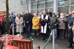 Slavnostní odhalení lavičky Václava Havla před krajskou knihovnou v Liberci
