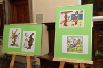 Výstavu kreseb kreslíře, karikaturisty a ilustrátora Jiřího Wintra - Neprakty zahájili v hale vrchlabského zámku