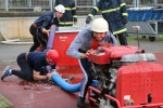 V požárním útoku druzí hasiči z územního odboru Semily