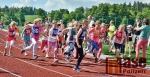 Běh olympijského dne ve Vrchlabí na stadionu ve Vejsplachách