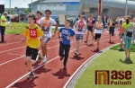 Běh olympijského dne ve Vrchlabí na stadionu ve Vejsplachách