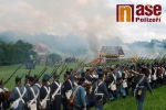 Rekonstrukce bitvy u Hradce Králové mezi Pruskem a Rakouskem