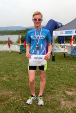 Michal Hanyk je českým mistrem v terénním triatlonu