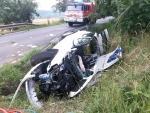 Vážná dopravní nehoda dvou aut na silnici  II/284 ve Stružinci