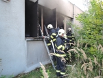 Požár přečerpávací stanice mazutu v Semilech - Řekách