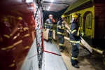 Zásah hasičů u zříceného domu v Rumburku