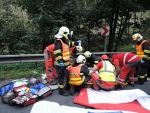 Nehoda motorkáře s osobním autem u Železného Brodu