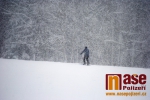 Zimní procházka sněhovou vánicí částí Semil