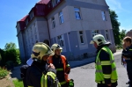 Taktické cvičení hasičů s tématem požáru v Domově a centru aktivity pro mentálně postižené v Hodkovicích nad Mohelkou