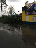 Následky bouřky v Jilemnici