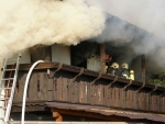 Požár domu v Rokytnici nad Jizerou