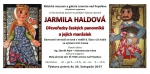 Pozvánka na výstavu dřevořezeb Jarmily Haldové