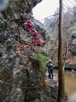 Teoretický i praktický výcvik hasičů-lezců z Libereckého kraje