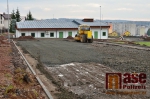 Výstavba areálu Hraběnka Jilemnice na konci listopadu 2017