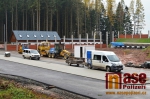 Výstavba areálu Hraběnka Jilemnice na začátku listopadu 2017