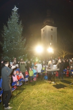 Rozsvícení vánočního stromu v Bozkově 2017