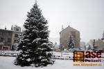 Procházka městem Semily po napadnutí prvního sněhu v sezoně