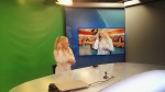 Tereza Fligrová ve studiu České televize v Hradci Králové a Hitradiu Magic