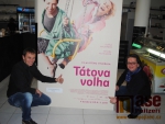 Režisér Jiří Vejdělek a producent Tomáš Hoffman v semilském kině Jitřenka