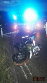 Místo nehody mladého motorkáře v Hodkovicích nad Mohelkou