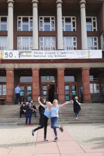 Dívčí tým na 50. dětském filmovém a televizním festivalu Oty Hofmana v Ostrově nad Ohří