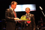 Předávání medaile starosty, ceny obce a čestného občanství v Turnově