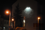 Nový znak města s jelenem č. p. 457 v Tyršově ulici na straně do semilského Riegrova náměstí