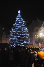 Slavnostní rozsvícení vánočního stromu v Semilech