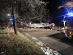 Spadlé stromy na silnice v Libereckém kraji