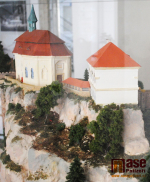 Model hradu Valdštejn, jehož autorem je Ladislav Koucký