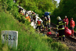 Nehoda dodávky a vlaku u Stráže nad Nisou