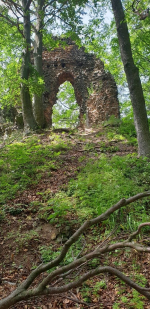 Zřícenina hradu Bradlec u Lomnice nad Popelkou