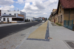 Aktuální stav rekonstrukce Nádražní ulice v Turnově na začátku srpna 2019