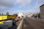 Aktuální stav rekonstrukce Nádražní ulice v Turnově v polovině září 2019