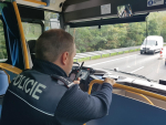 Dopravní a bezpečnostní akce s policejním autobusem