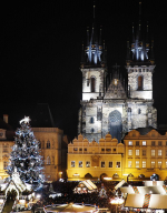 Slavnostní rozsvícení vánočního stromu na Staroměstském náměstí v Praze