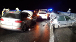 Hromadná nehoda na dálnici D10 u Svijan
