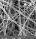 Struktura nanovlákenné vrstvy