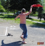 Vítězná oslava Karla Hovorky