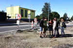 Položení finálních asfaltů v Nádražní ulici a u viaduktu v Turnově