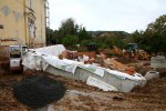Základy nové přístavby základní školy v Mašově