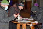 Zastávka protestní rakve krkonošských podnikatelů ve Vrchlabí
