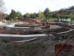 Průběh stavby školky Treperka v Semilech v říjnu 2020