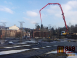 Průběh stavby školky Treperka v Semilech v prosinci 2020