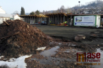 Průběh stavby školky Treperka v Semilech v únoru 2021